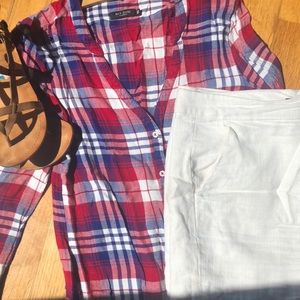 Red white and blue flannel 🇺🇸